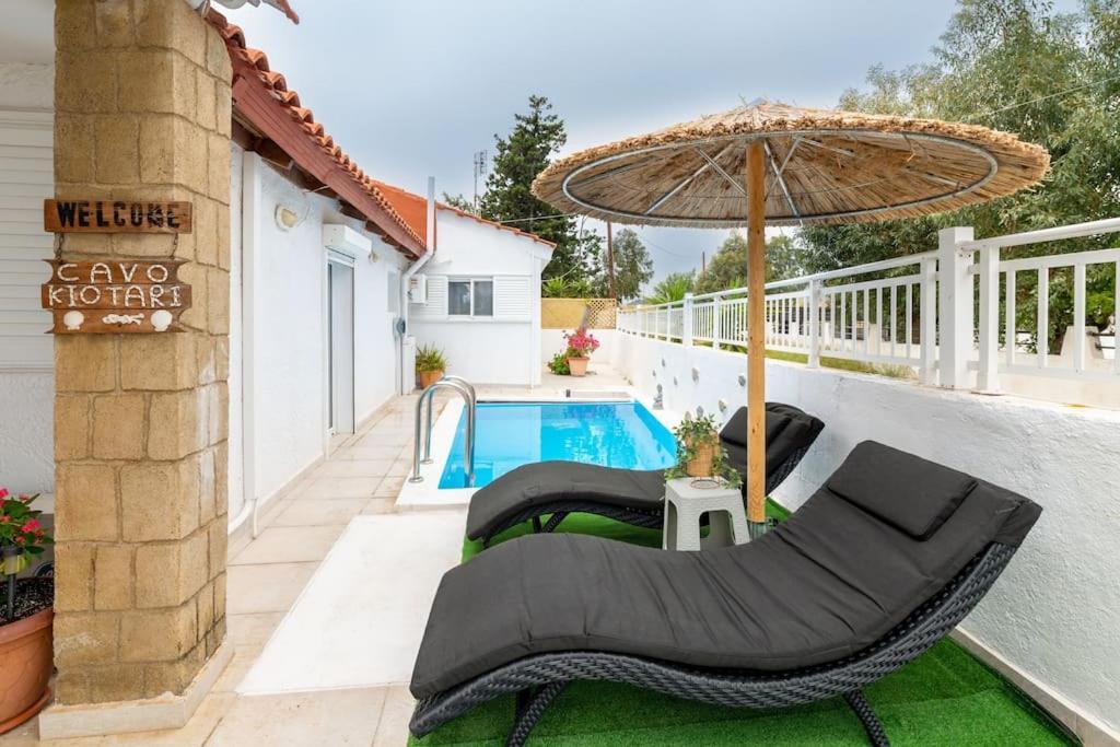 Beach House Cavo Kiotari Jenádi Kültér fotó